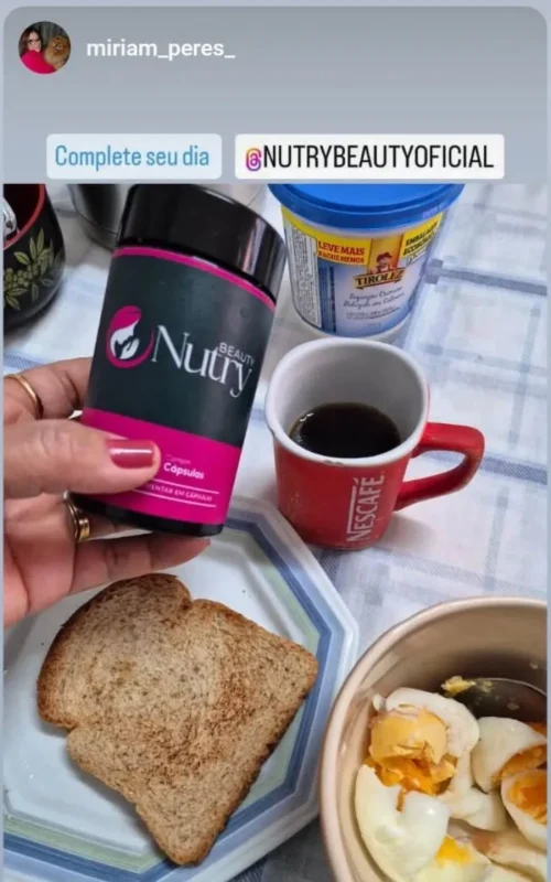 A Miriam usa também para complementar as vitaminas e aumentar a imunidade